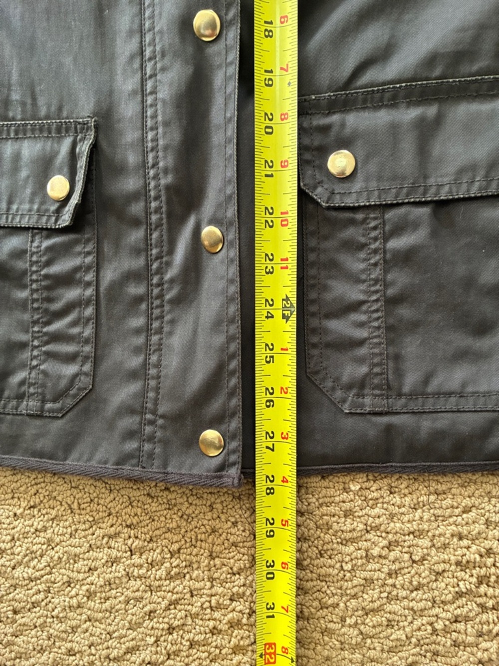 J. Crew Relaxed Boyfriend Field Jacket Olive Green Jacket Sz. Medium - Picture 9 of 12